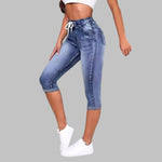 Jean femme coupe classique — denim cinq poches