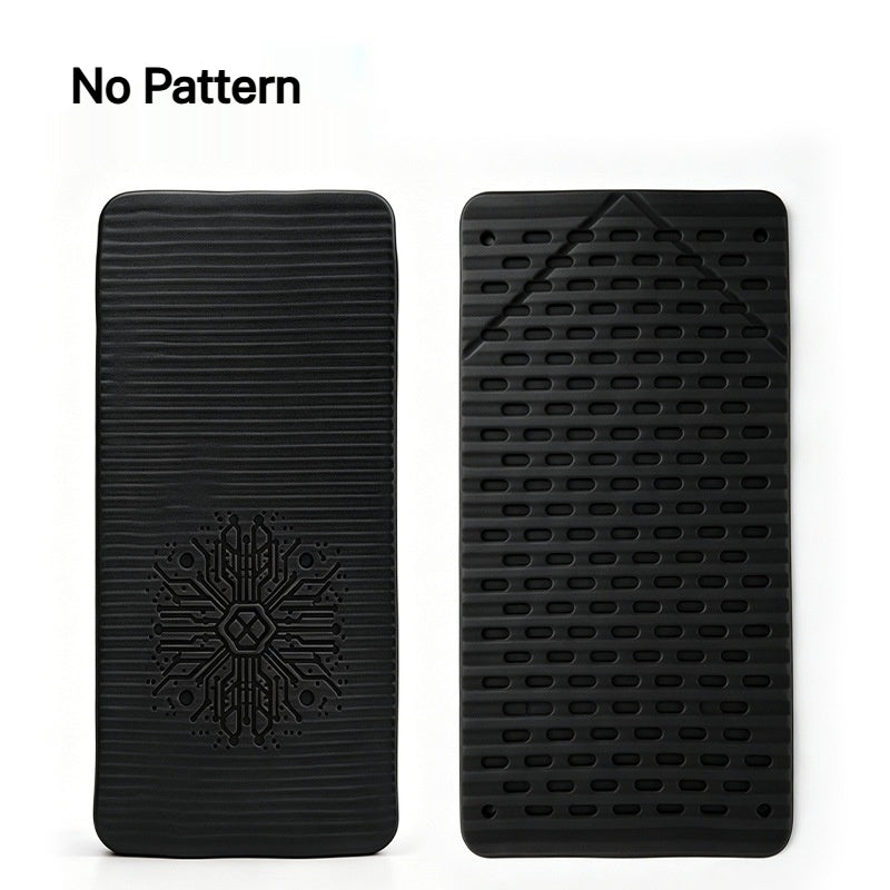 Tapis de silicone pliable qui fait béquille