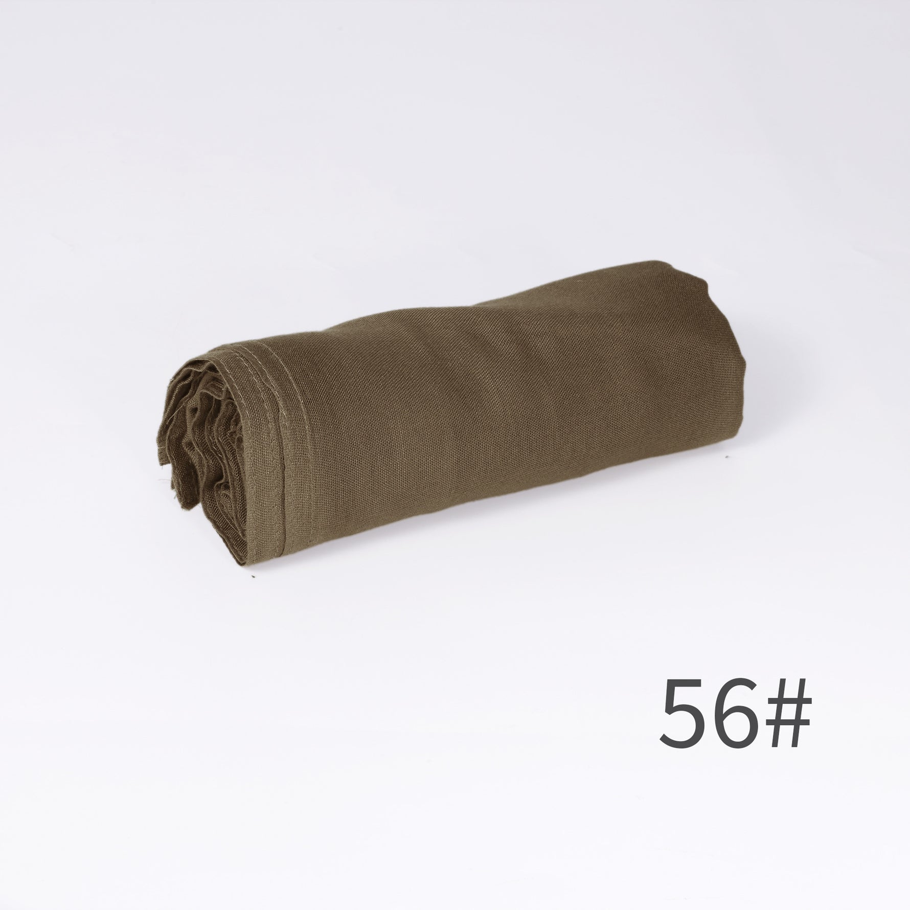 Écharpe unie en mélange coton-lin — respirante, 28 coloris