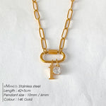 Collier lettre à personnaliser — initiale A à Z, acier inoxy — coloris