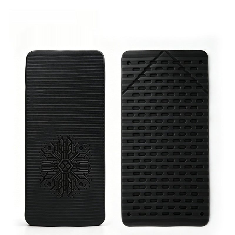 Tapis de silicone pliable qui fait béquille
