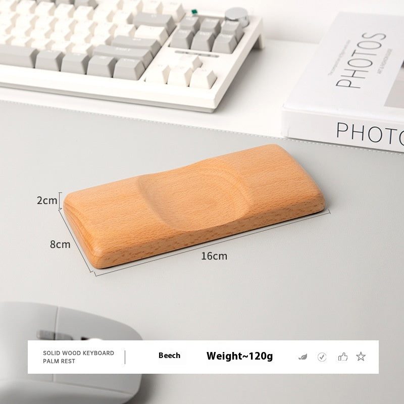 Reposamuñecas de madera para teclado y ratón — color