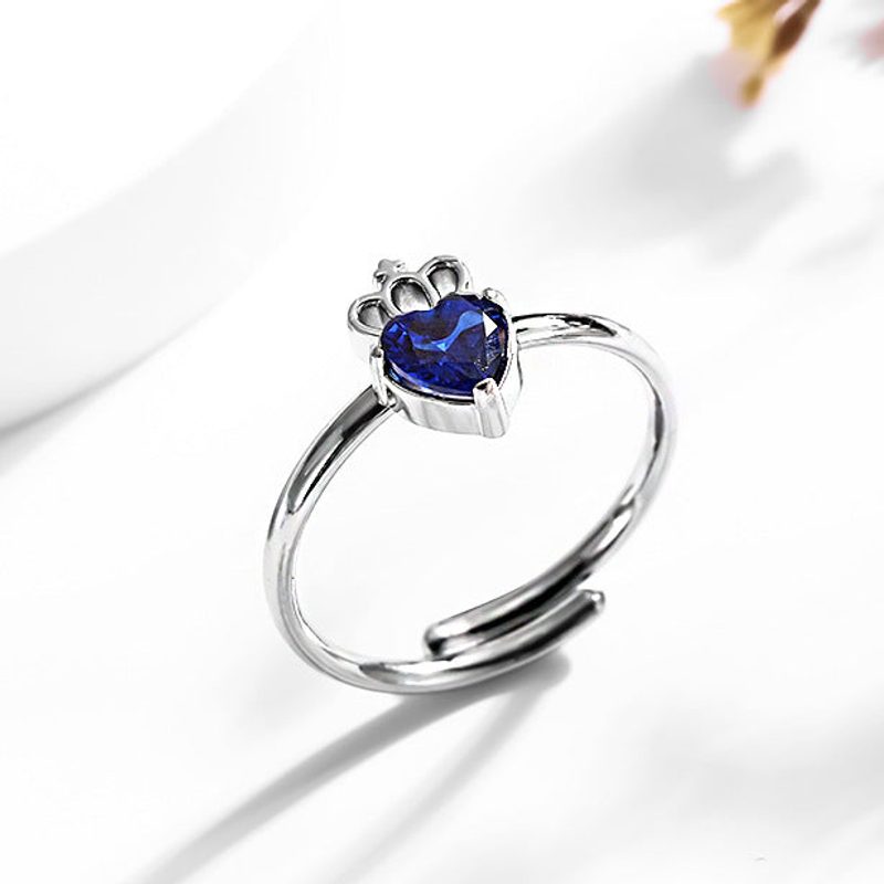 Bague ajustable en acier inoxydable — taille unique