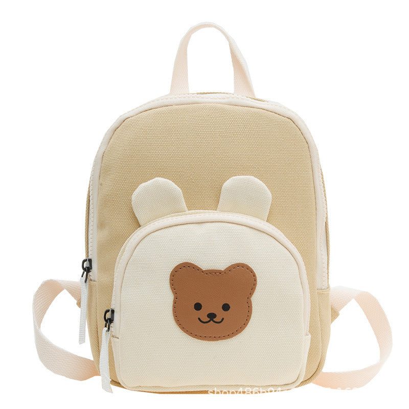 Mochila pré-escolar bicolor — dois tons contrastantes
