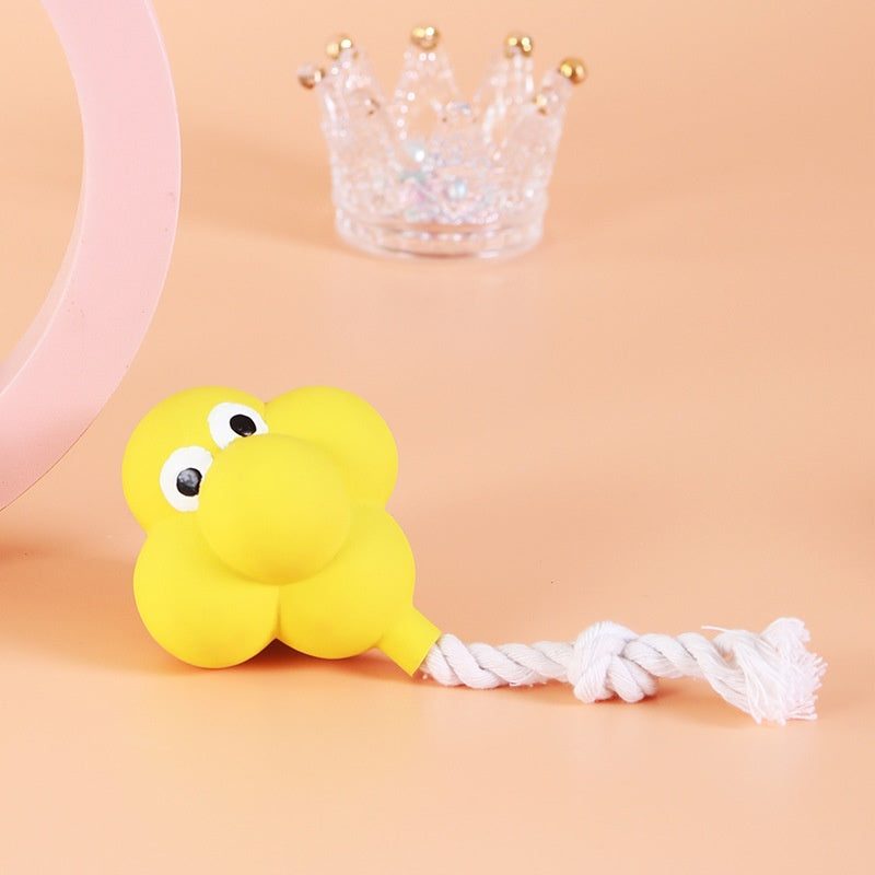 Bolas com apito em látex natural, pequenos monstros — cor