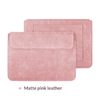 Mat roze leer - 13 inch
