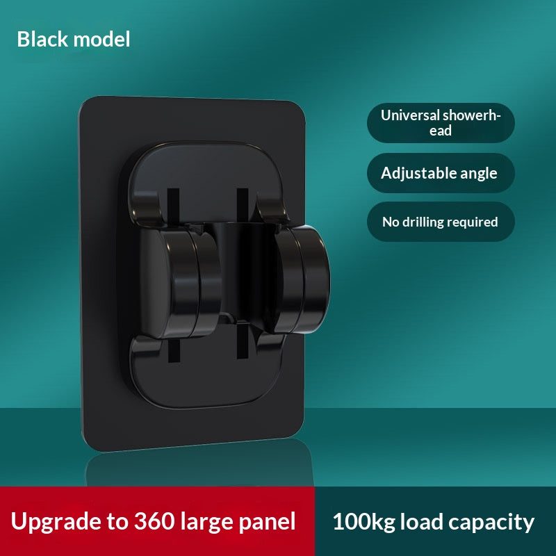 No-drill shower head holder — adjustable — colour