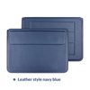 Marineblauw leer - 13 inch
