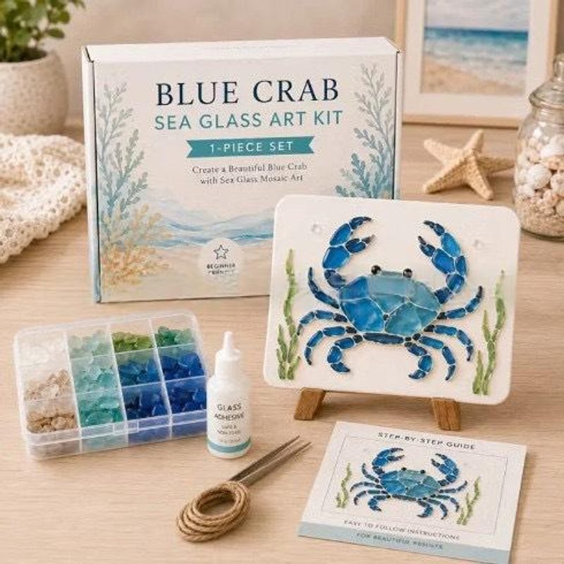 Zelfklevende mozaïekset — creatieve hobby voor kinderen en volwassenen — kleur