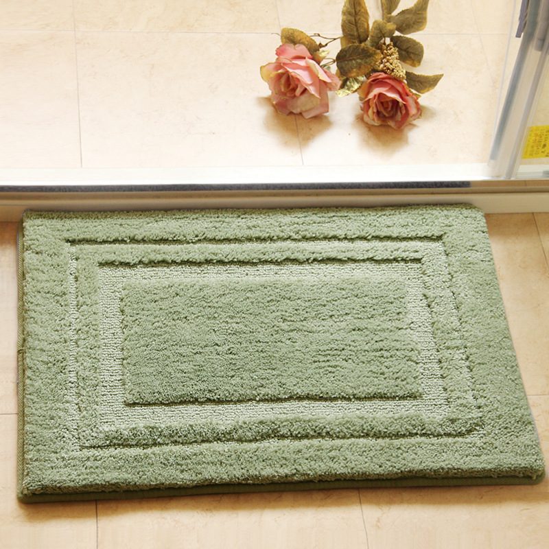 Tapis d’entrée à poils épais, cadre en relief — 40 × 60 cm