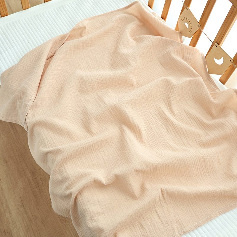 Couverture bébé en double gaze de coton — 97 × 102 cm