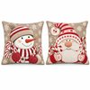 Bonhomme de neige et lutin