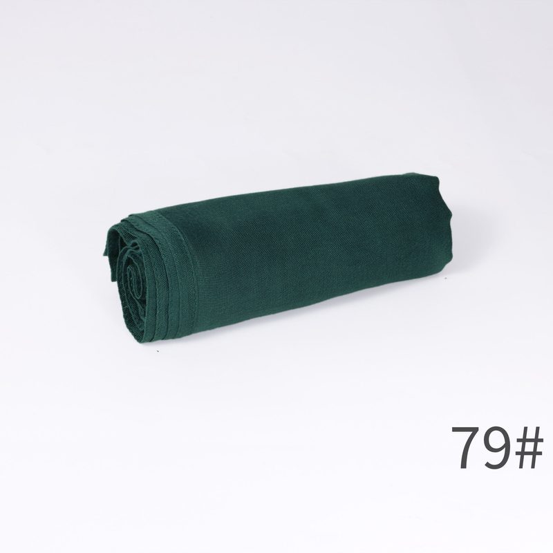 Écharpe unie en mélange coton-lin — respirante, 28 coloris — coloris