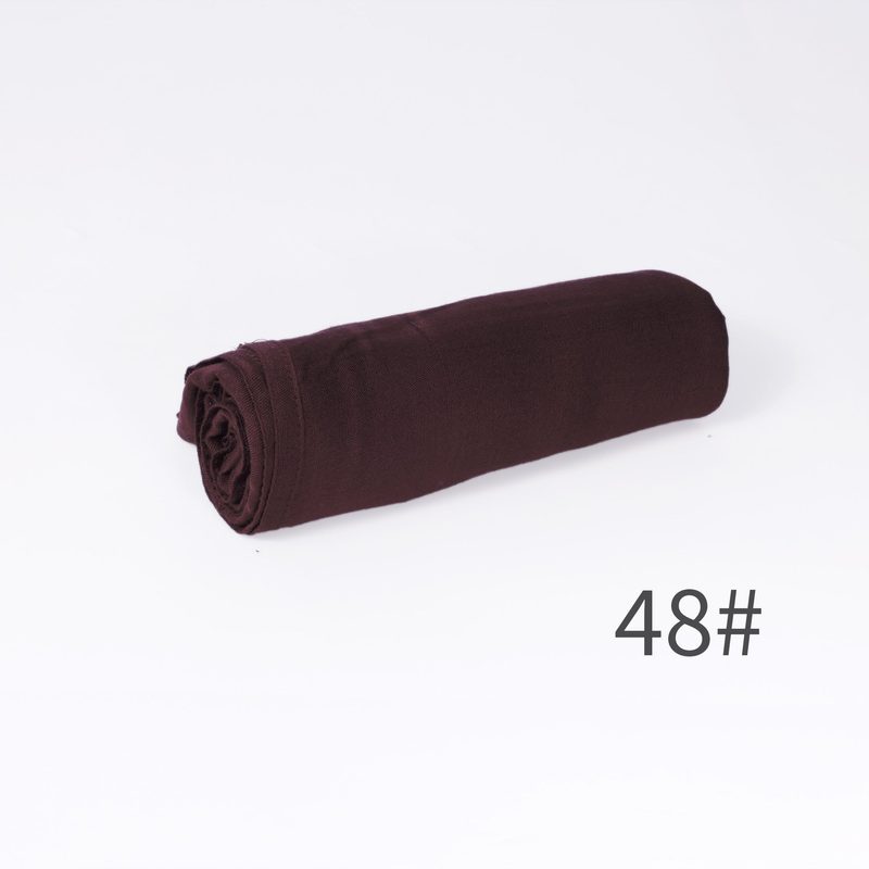 Écharpe unie en mélange coton-lin — respirante, 28 coloris — coloris