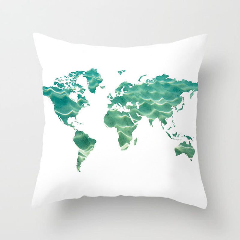 Nautical cushion cover, Mediterranean style