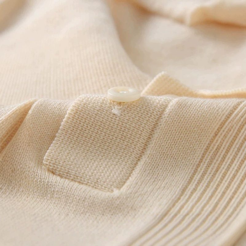 Polo uomo in maglia fine — linea italiana