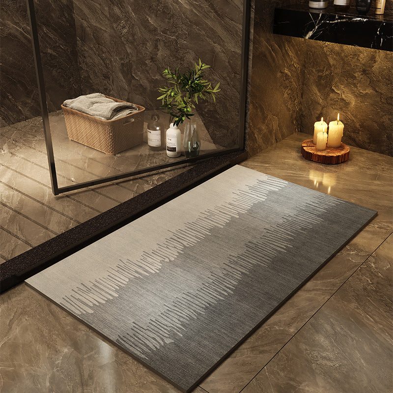 Quick-dry bath mat — contemporary patterns — colour