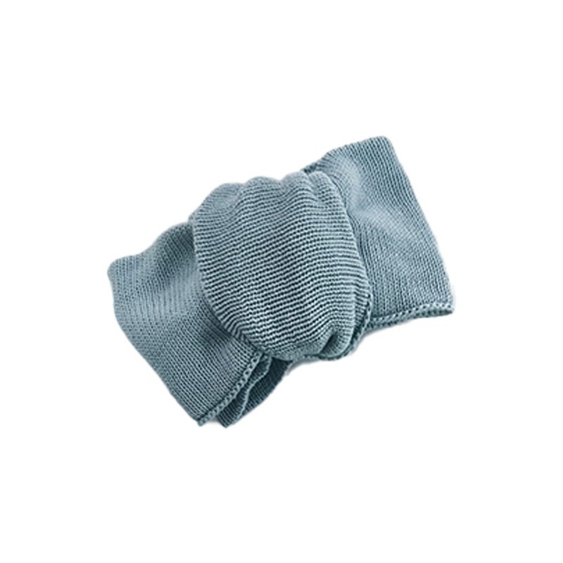 Bandeau bébé en maille de coton à nœud — doux et extensible