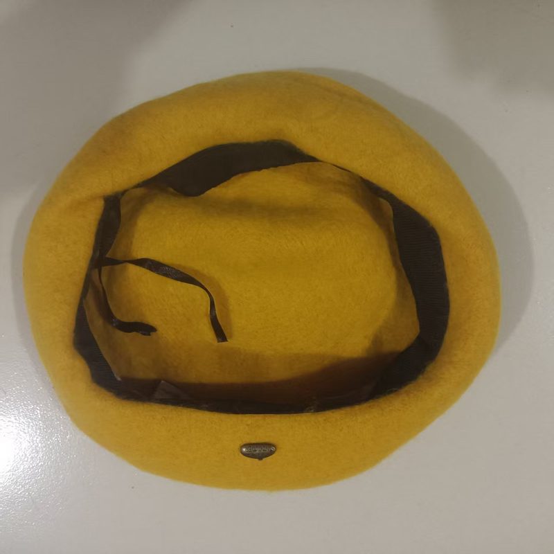 Béret femme aspect feutre, tour de tête réglable