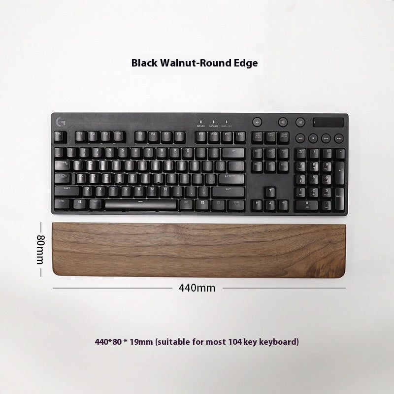 Reposamuñecas de madera para teclado y ratón — color