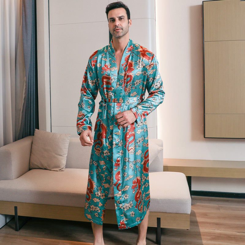 Langärmeliges Loungewear-Set aus „Eisseide“-Strick