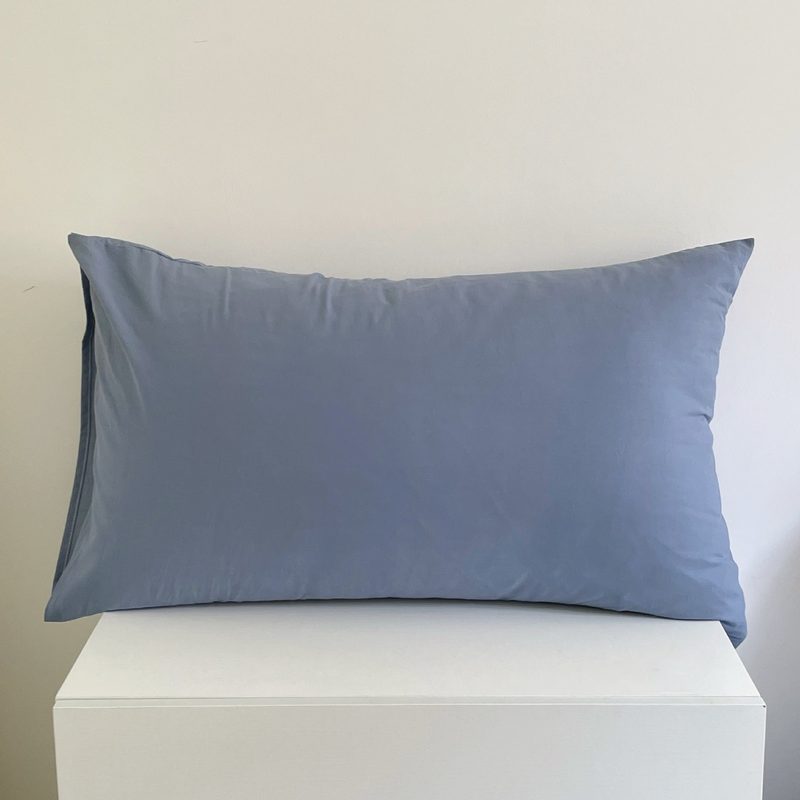 Federe in cotone lavato — vendute in coppia, 48 × 74 cm — colori