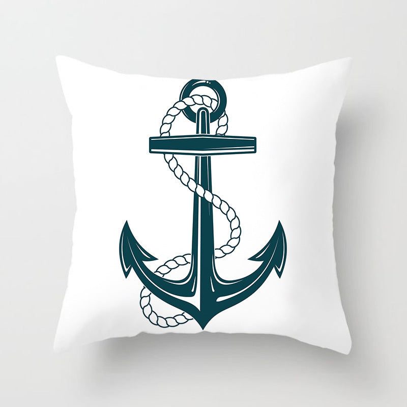 Nautical cushion cover, Mediterranean style