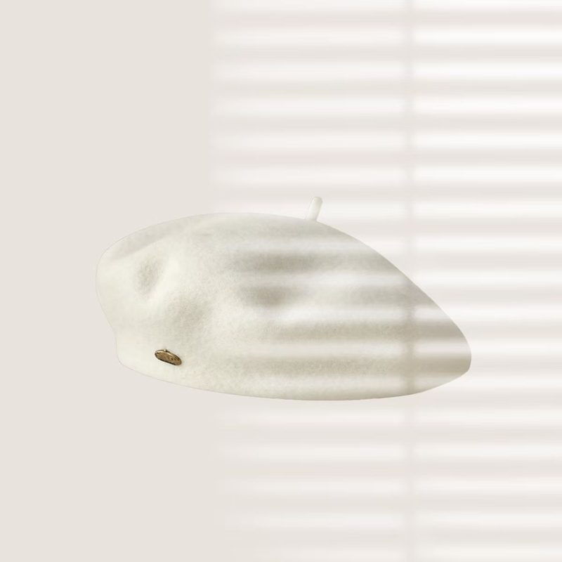 Béret femme aspect feutre, tour de tête réglable