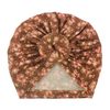 Petites fleurs, fond chocolat