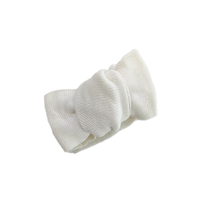 Bandeau bébé en maille de coton à nœud — doux et extensible