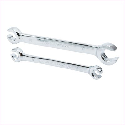 Clé à tuyauter 15 × 17 mm en acier chrome-vanadium — raccords de durite et de frein