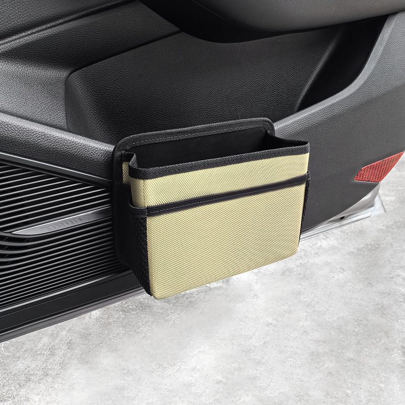 Poubelle de voiture en tissu imperméable, à accrocher à la portière