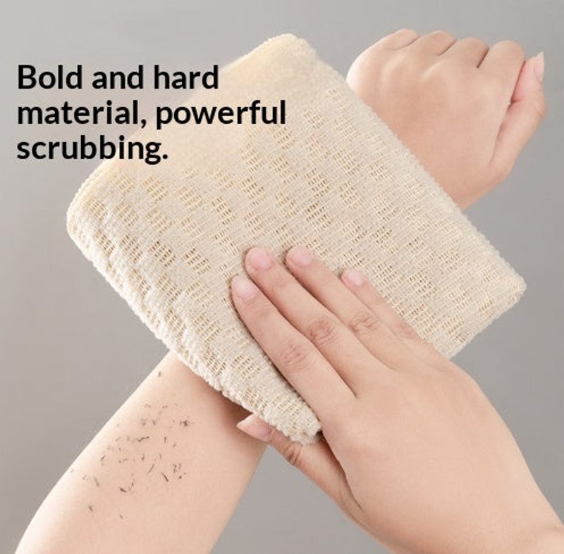 Long exfoliating back strap — two colours