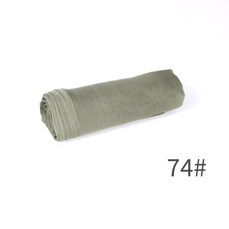 Écharpe unie en mélange coton-lin — respirante, 28 coloris — coloris