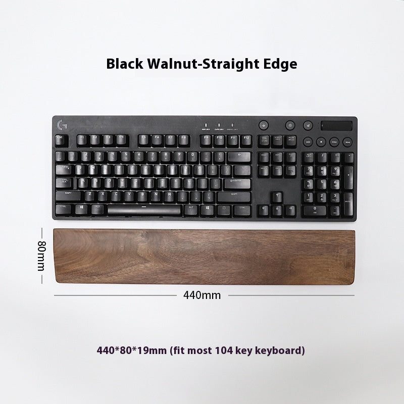 Reposamuñecas de madera para teclado y ratón — color