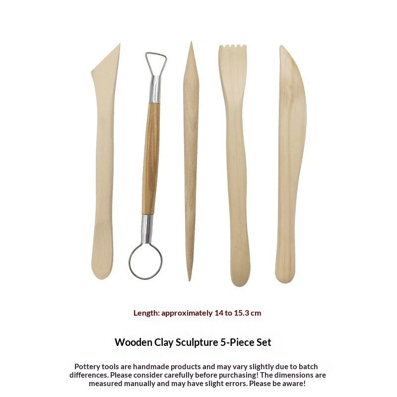 Kit de modelage pour argile et pâte à modeler — ébauchoirs bois ou plastique