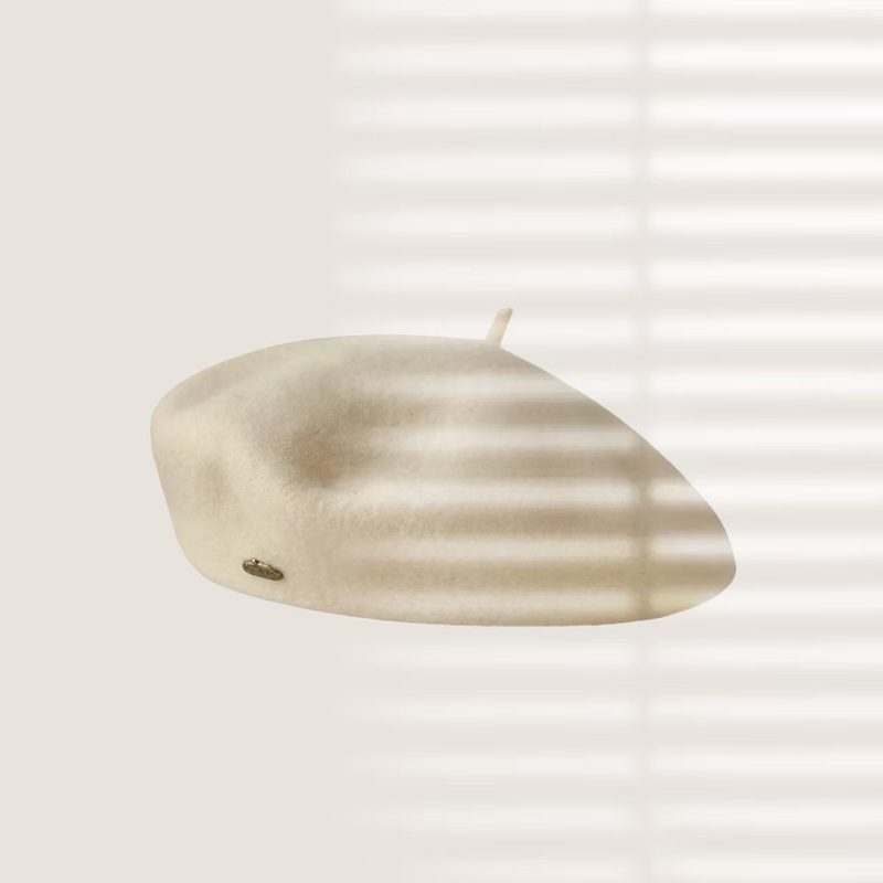 Béret femme aspect feutre, tour de tête réglable
