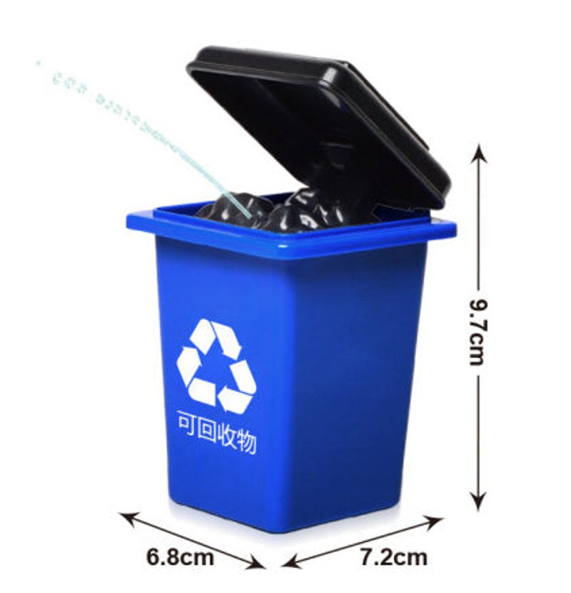 Wheelie bin water pistol — outdoor toy — colour