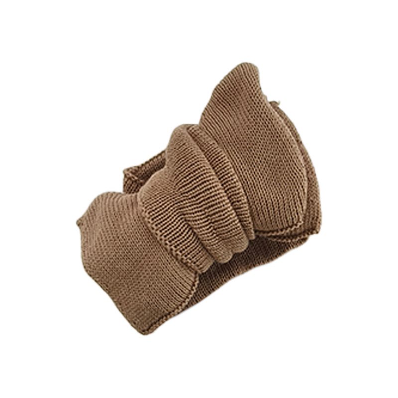 Bandeau bébé en maille de coton à nœud — doux et extensible