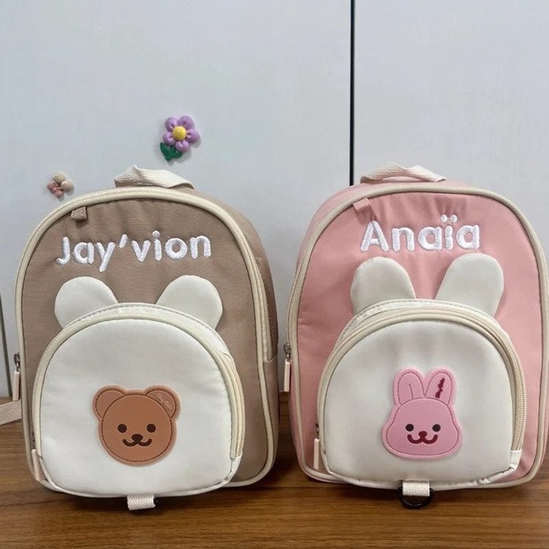 Mochila pré-escolar bicolor — dois tons contrastantes