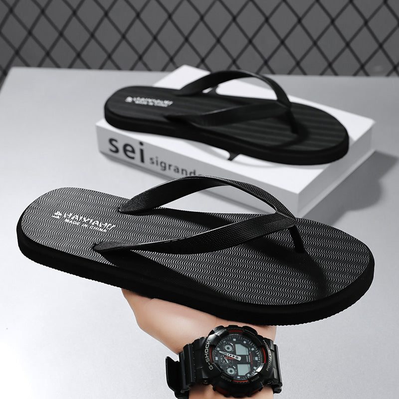 Men’s woven-strap sandals — wide, for summer