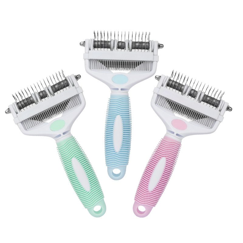 Peigne démêloir 3 en 1 — lames, peigne et lame fine sur une seule tête