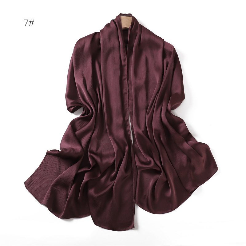 Châle d'été uni — tissage respirant, 15 coloris — coloris