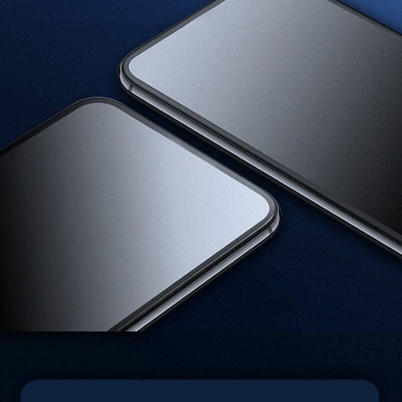 High-definition tempered glass — clear, with no tint