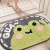 Frosch, grauer Hintergrund - 40 × 60 cm