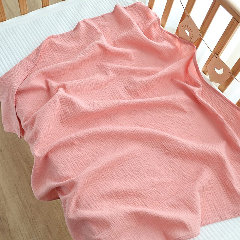 Couverture bébé en double gaze de coton — 97 × 102 cm