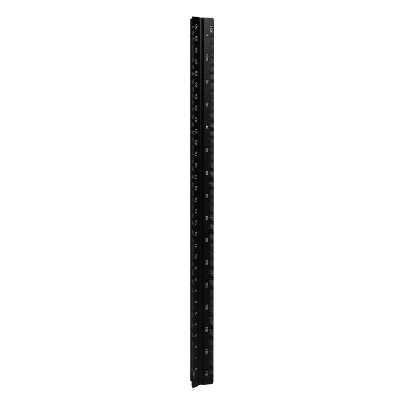 Aluminium triangular scale ruler — technical drawing
