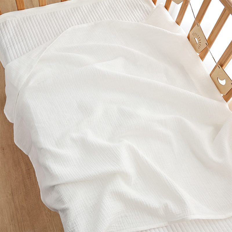Couverture bébé en double gaze de coton — 97 × 102 cm
