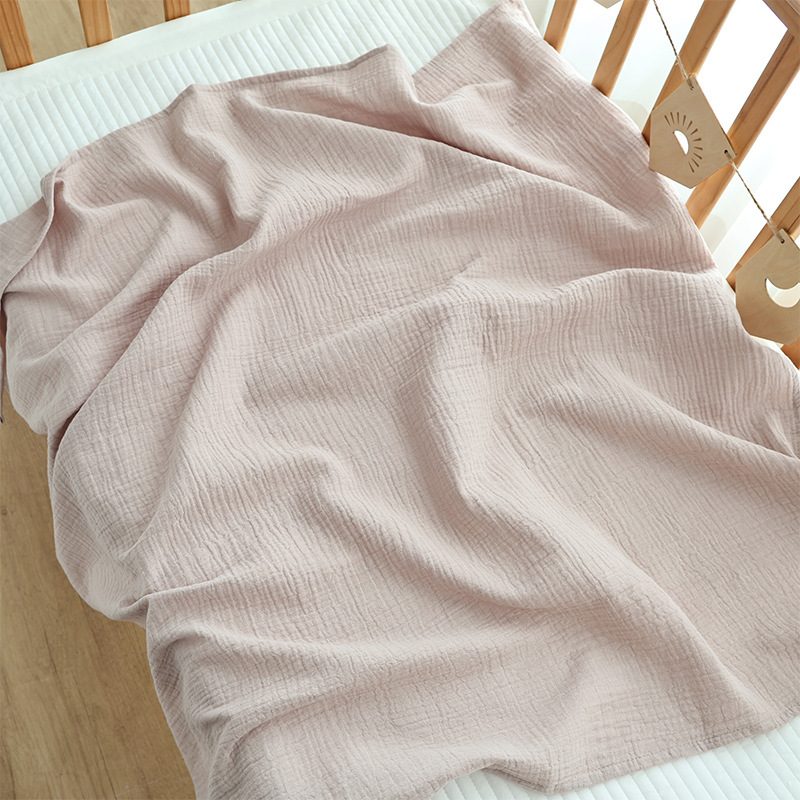 Couverture bébé en double gaze de coton — 97 × 102 cm