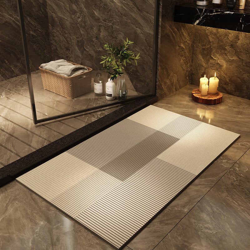 Quick-dry bath mat — contemporary patterns — colour